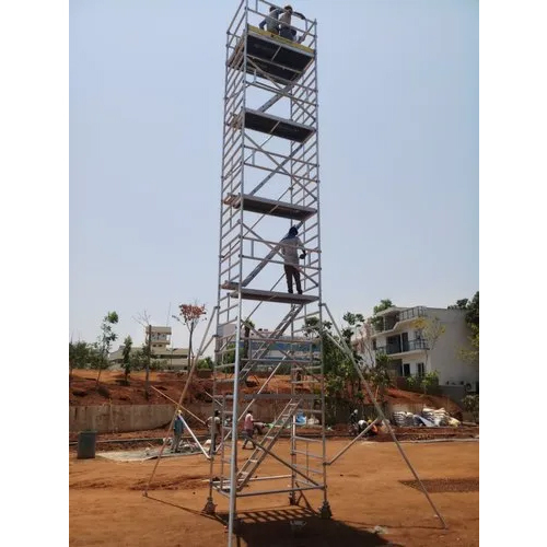 एल्युमिनियम मोबाइल एक्सेस स्टेयरवे वर्जन स्कैफोल्डिंग सिस्टम एप्लीकेशन: निर्माण