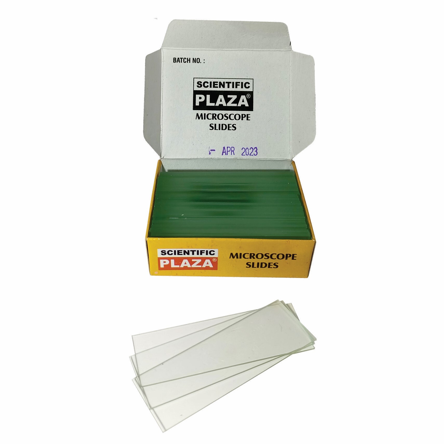 Plaza Isi Certified Slides - Clear Glass, Size: 76mm X 26mm (-1mm) & Thickness: 1.1mm (+0.1/-0.2mm), Transparent, Lint-free Packing, For Hospitals/laboratories