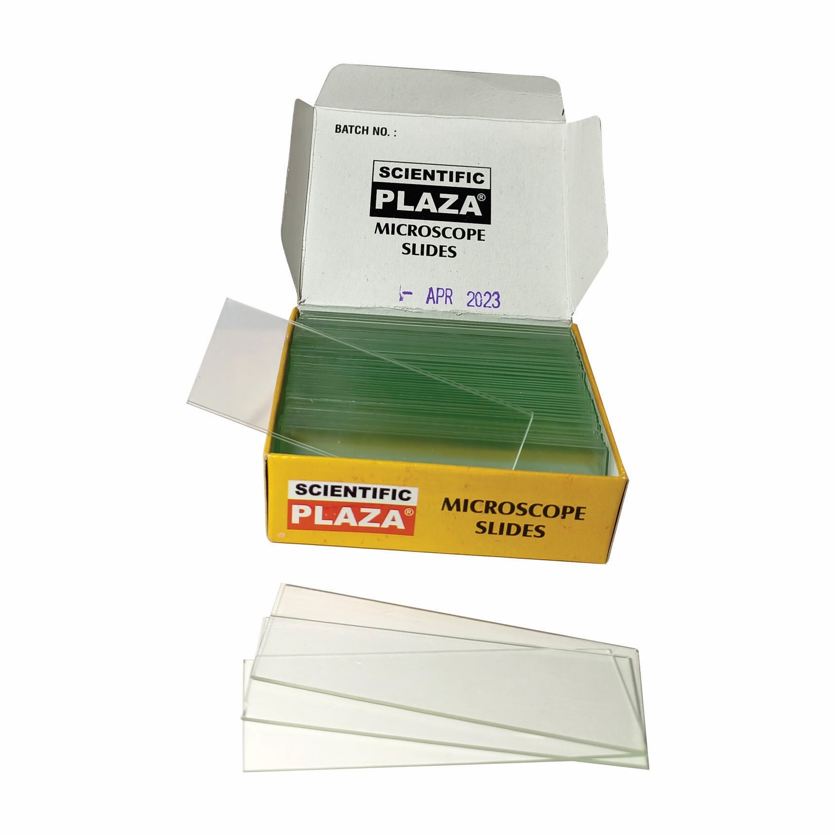 Plaza Isi Certified Slides - Clear Glass, Size: 76mm X 26mm (-1mm) & Thickness: 1.1mm (+0.1/-0.2mm), Transparent, Lint-free Packing, For Hospitals/laboratories