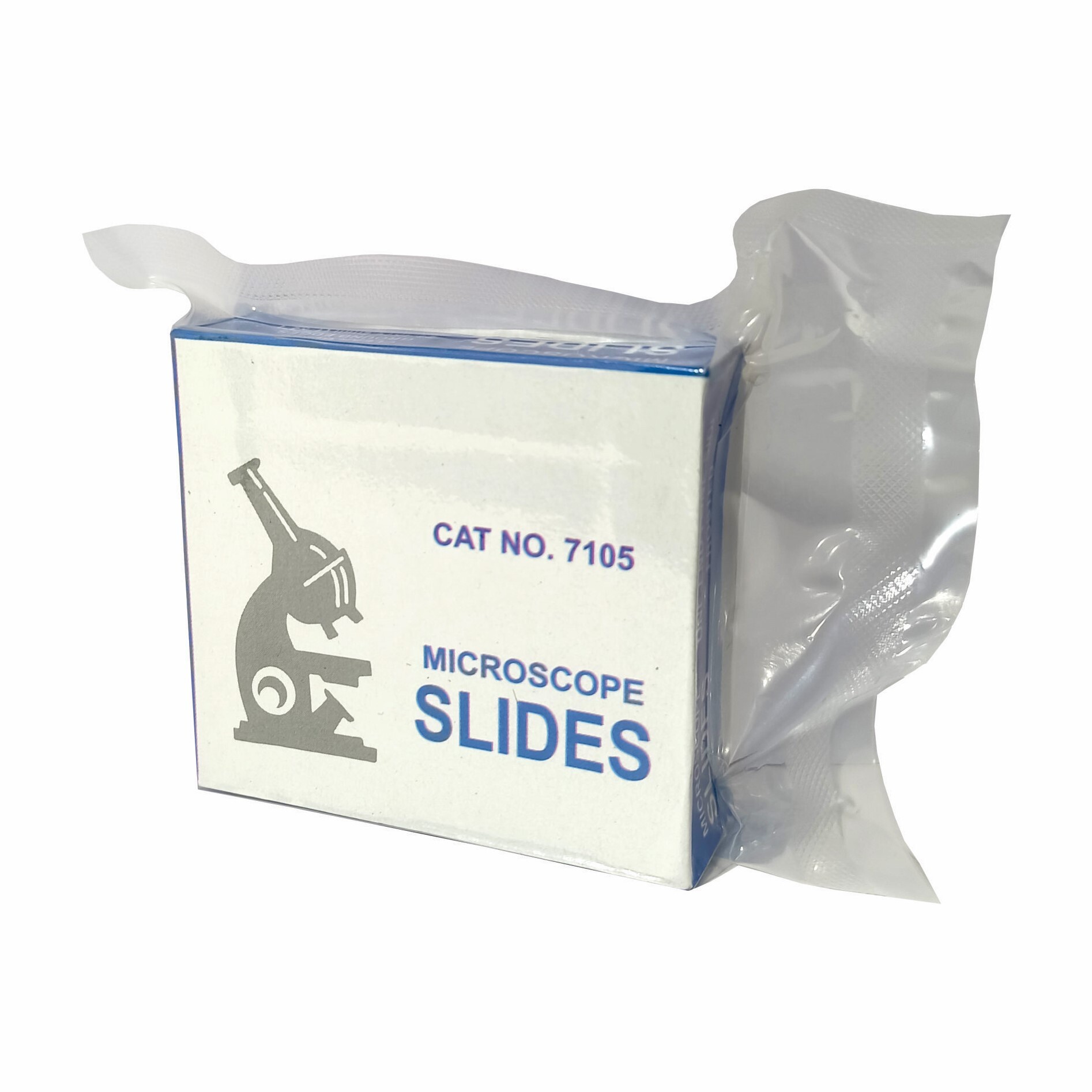 7105 Frosted Slide - Clear Glass, 76.2mm X 25.4mm X 1-1.2mm | Transparent For Hospitals & Laboratories, 50 Slides Per Pack