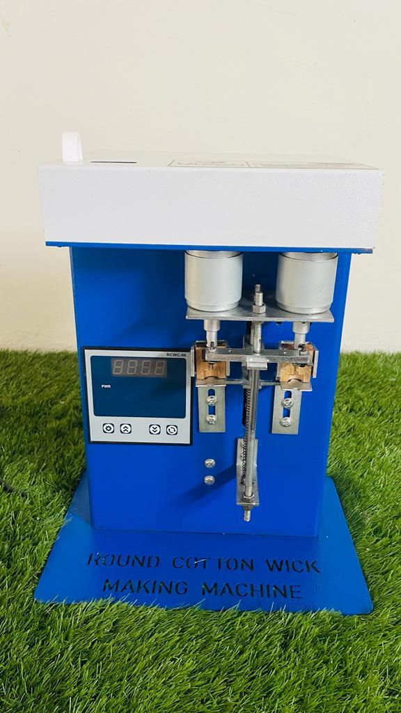 Blue Round Cottonwick Making Machine