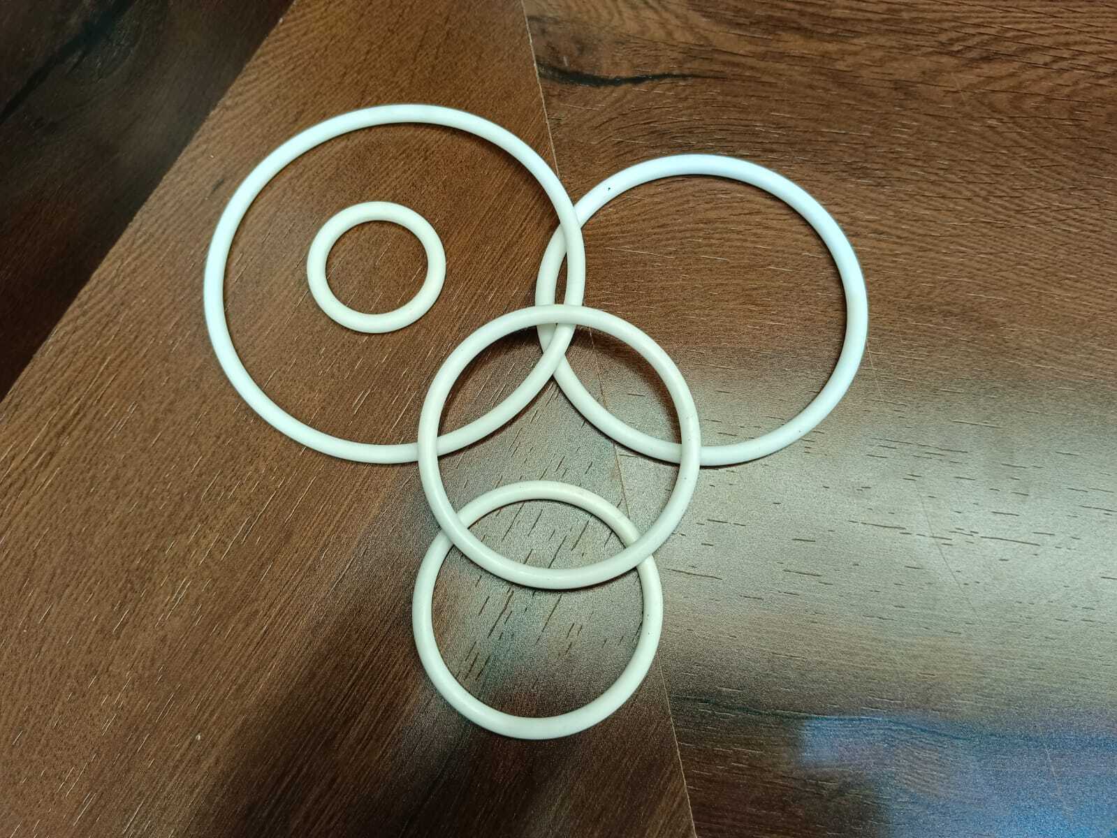 Rubber O Ring Seal - Color: White / Red / Black / Transparent