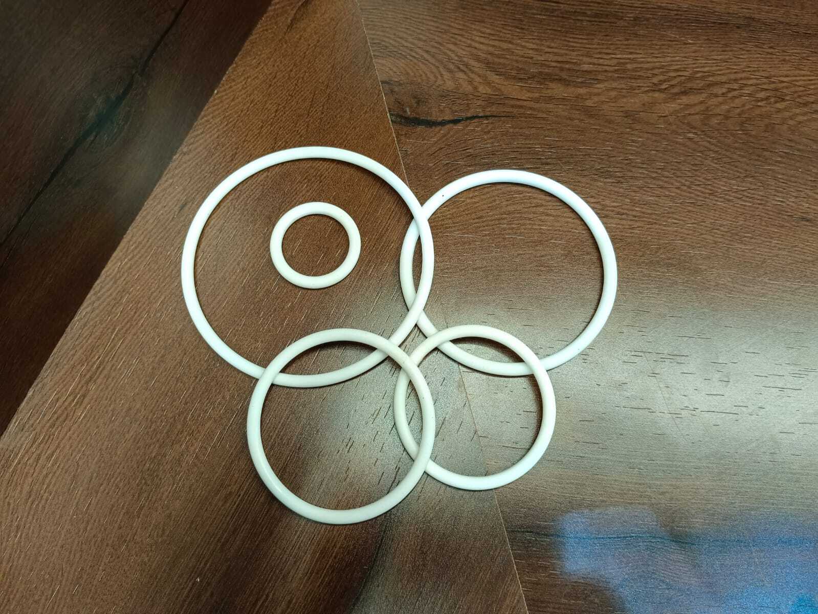 Rubber O Ring Seal - Color: White / Red / Black / Transparent