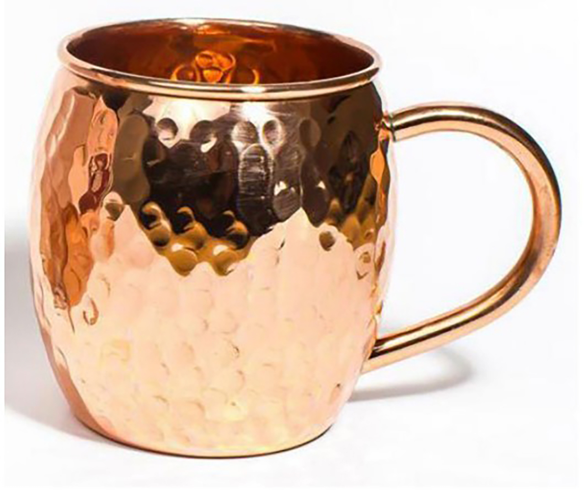 Copper Bottles - Handcrafted Copper Set, Ergonomic Design With Matching Glass, Antimicrobial Properties, Keeps Beverages Cold For Hours