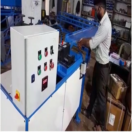 Auto Stop Chain Link Fencing Making Machine - Color: Blue-white
