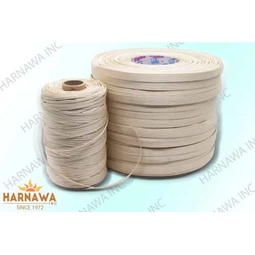 Rayon Tape - 12mm Thick, White Color, Pressure Sensitive Adhesive | Flexible, High Tensile Strength, Biodegradable And Easy To Tear By Hand