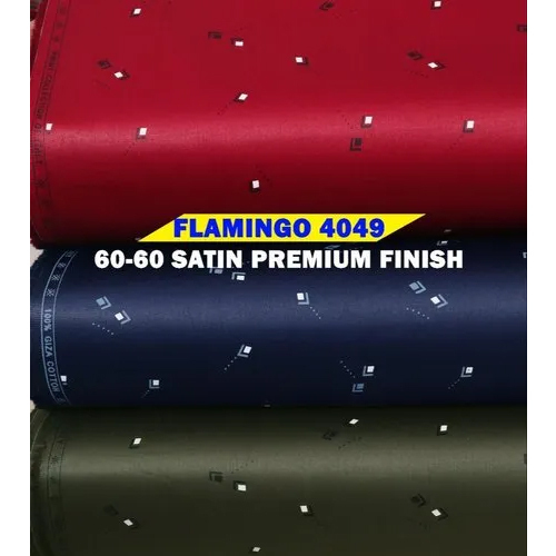वॉशेबल फ्लेमिंगो 60 60 प्रीमियम सैटिन फ़ैब्रिक