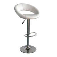 फाइबर स्टील बारस्टूल के साथ मशीन से बनी धातु