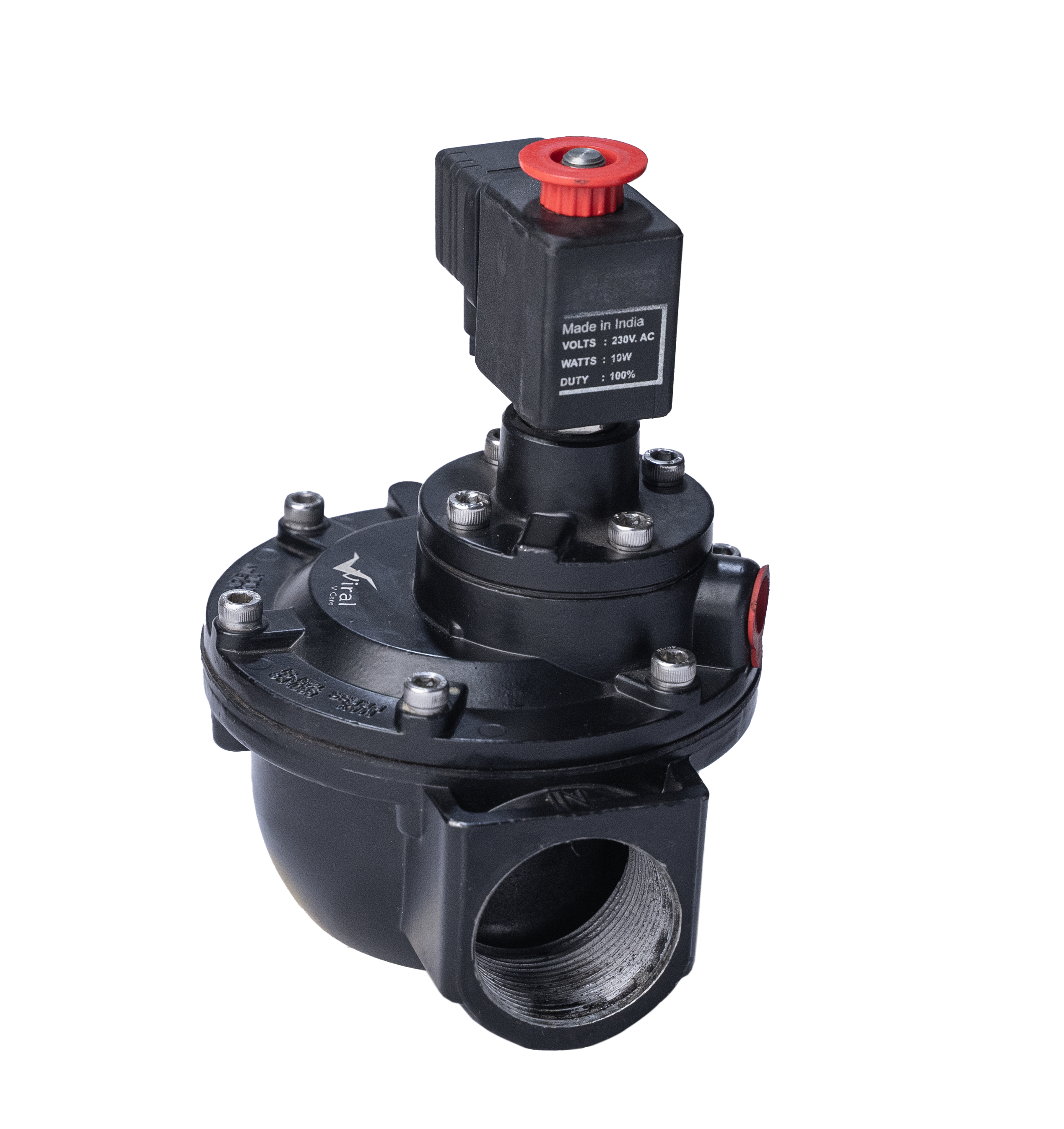 Black Dust Collector Solenoid Pulse Valve
