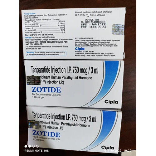 Zotide Teriparatide 750 Mcg Injection By Av Pharma