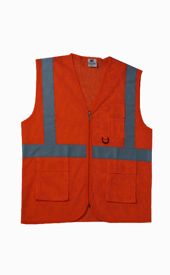 Reflective Net Jacket - Color: Red