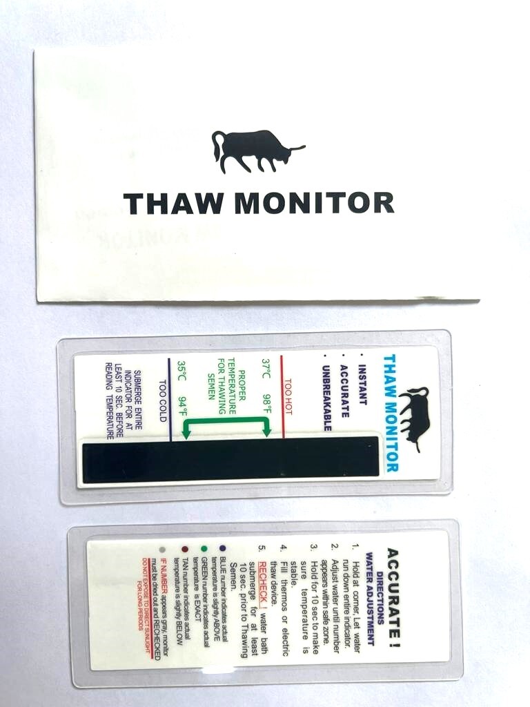 Veterinary Thaw Monitor - General Use: Cattle And Buffalo
