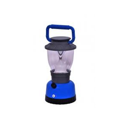 इनबिल्ट सोलर पैनल के साथ ब्लू IBSL-1 लालटेन