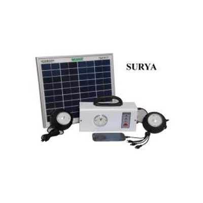 Surya Solar Home Lighting System - Cable Length: Different Available  Meter (M)