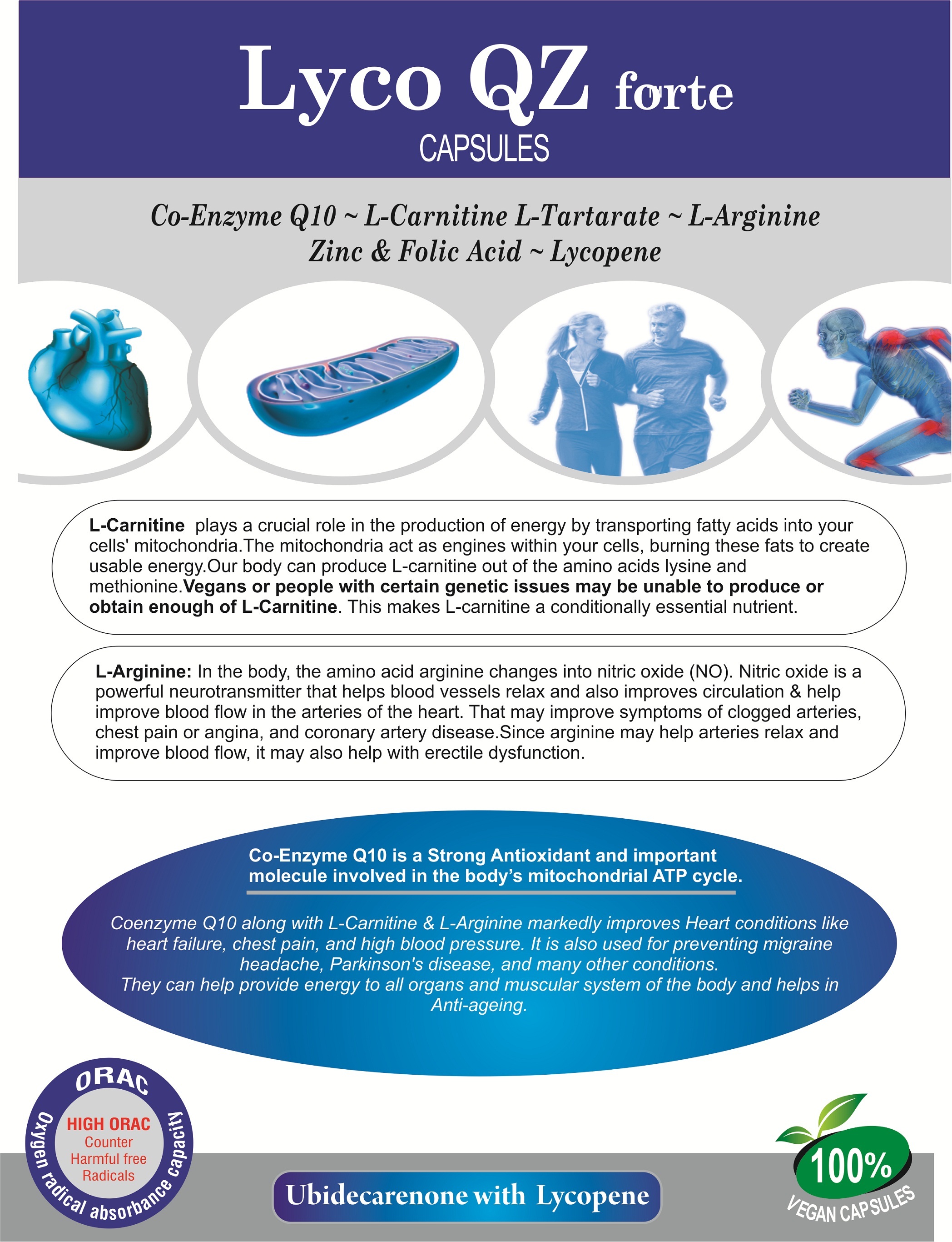 Lyco Qz Forte Capsules Shelf Life: 2 Years