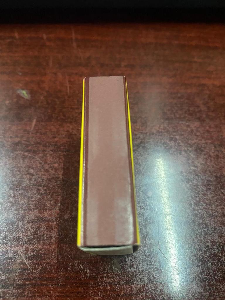 Beletu Match Box - Cardboard Material, 50x35x14mm Size, Brown Head Color | Premium Quality 40mm Indian Splints For Reliable Fire Lighting