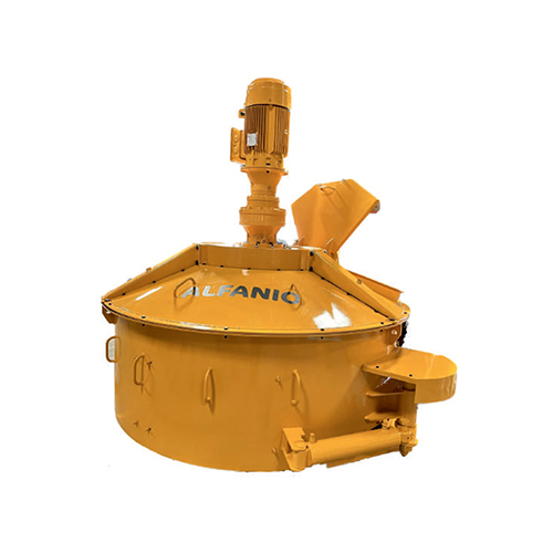 Apm Series Planetary Concrete Mixer - Color: Yellow