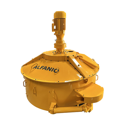 Apm Series Planetary Concrete Mixer - Color: Yellow