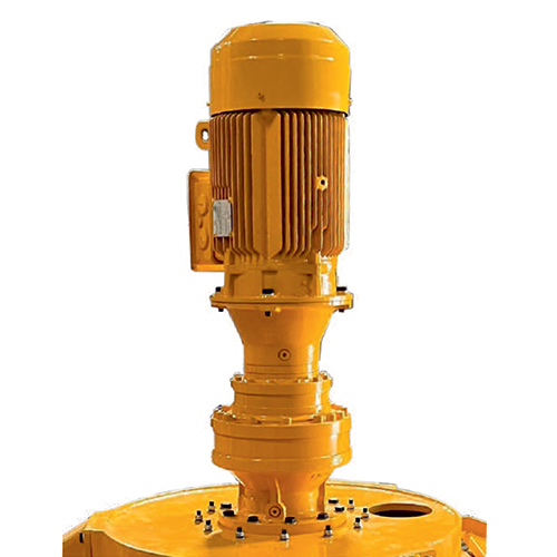 Apm Series Planetary Concrete Mixer - Color: Yellow