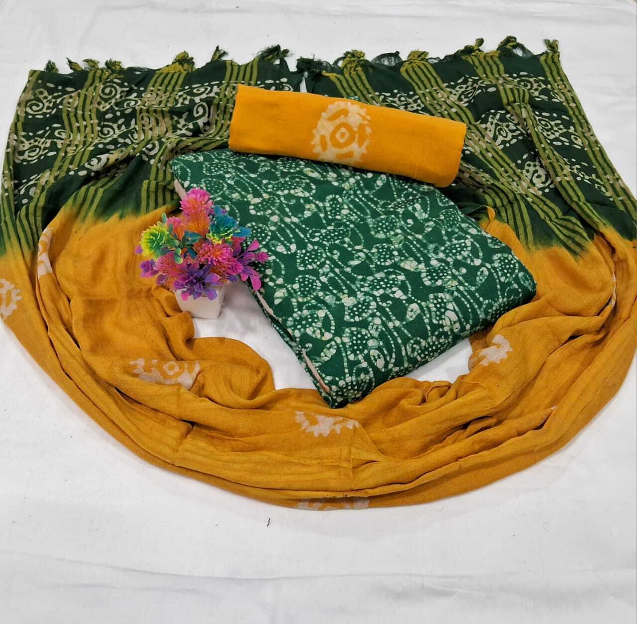 Rayon Wax Batik Salwar Suit V201