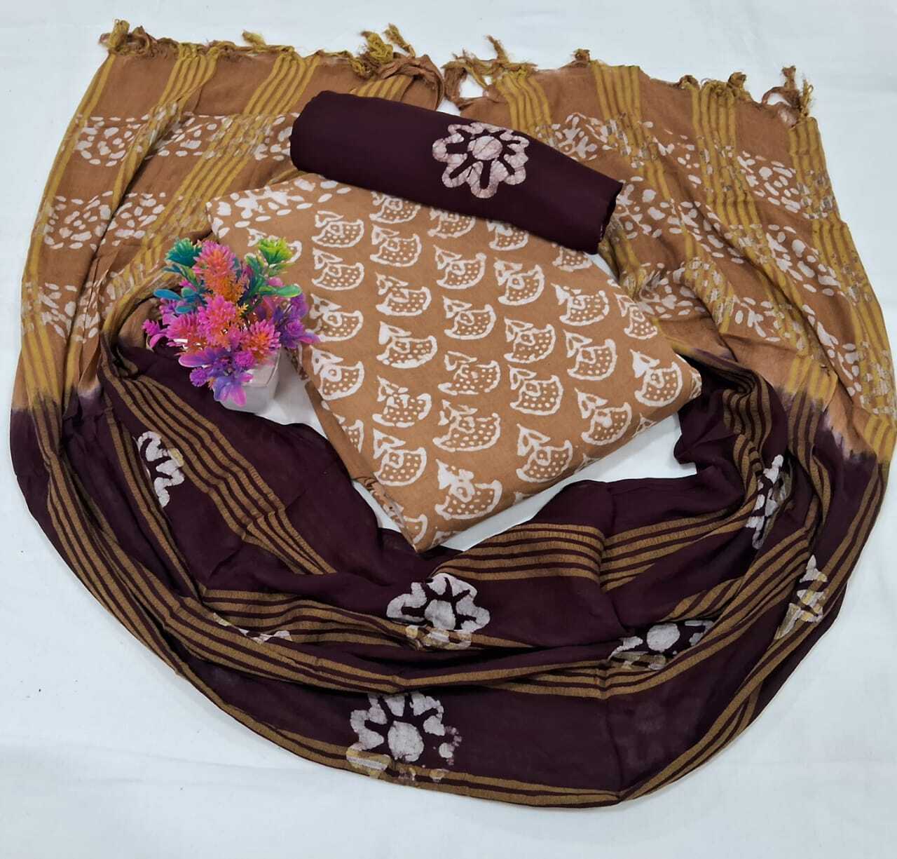 Rayon Wax Batik Salwar Suit V201