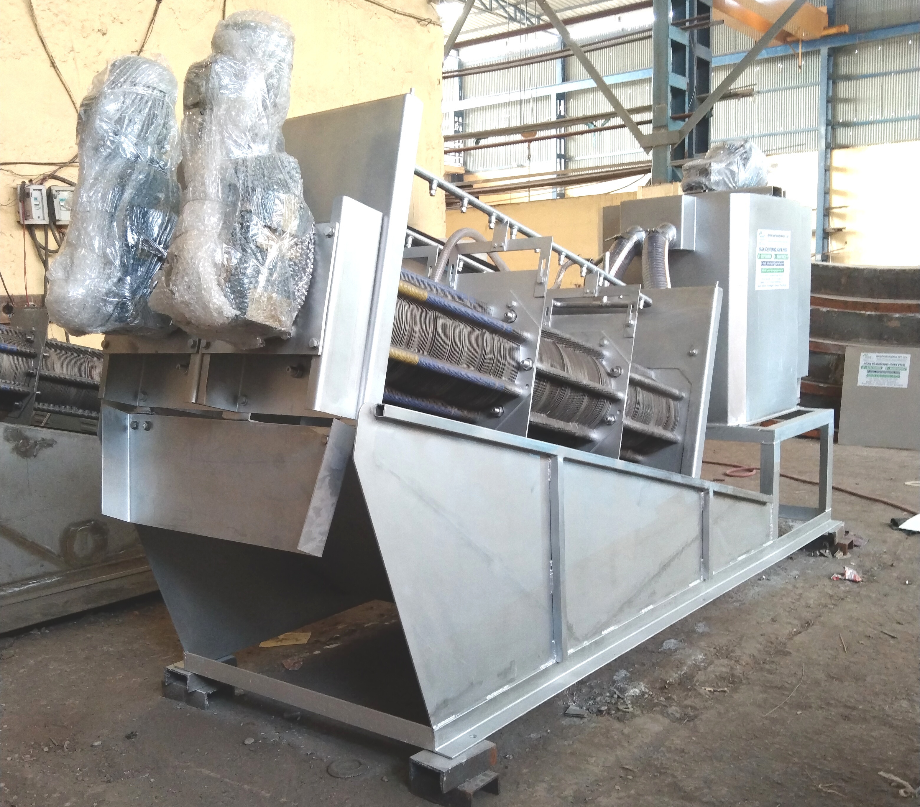 Sludge Dewatering Screw Press - Application: Industrial Use