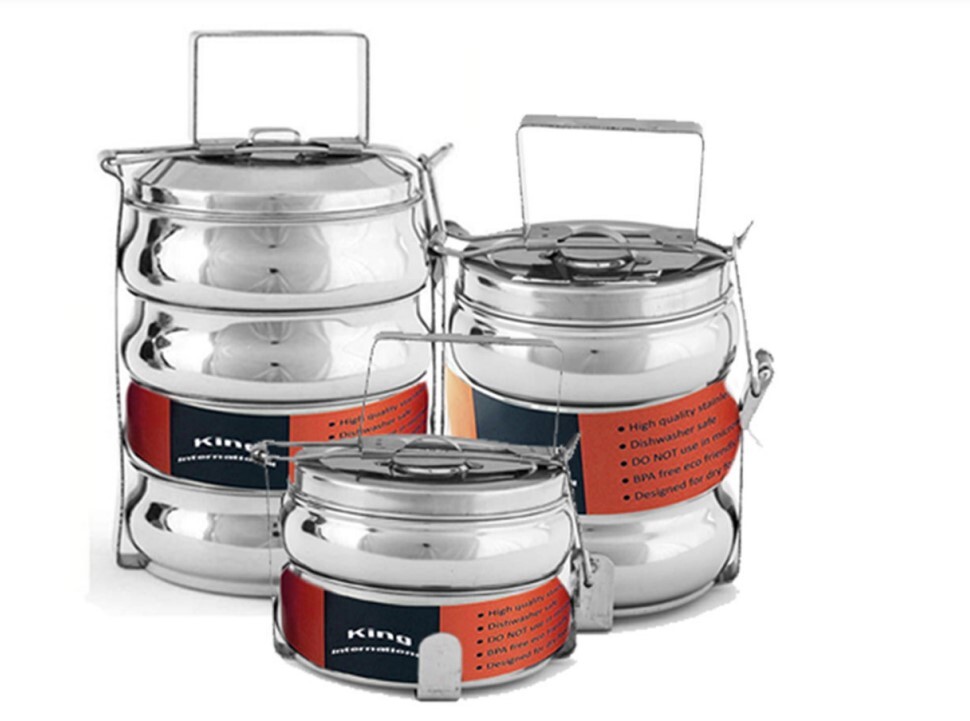 Ss Pouch Color Lunch Box
