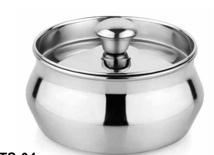 Ss Cherry Box Casserole - Stainless Steel & Glass Construction | Large Capacity, Versatile Design With Lid For Easy Serving And Storage