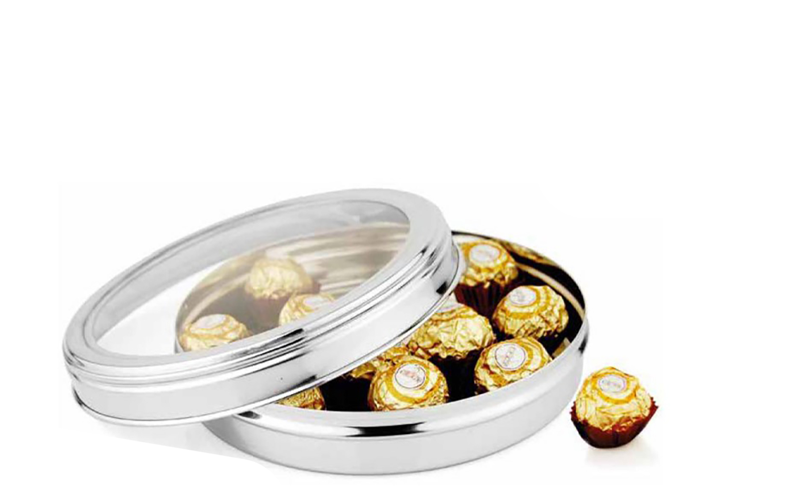 Ss Cherry Box Casserole - Stainless Steel & Glass Construction | Large Capacity, Versatile Design With Lid For Easy Serving And Storage