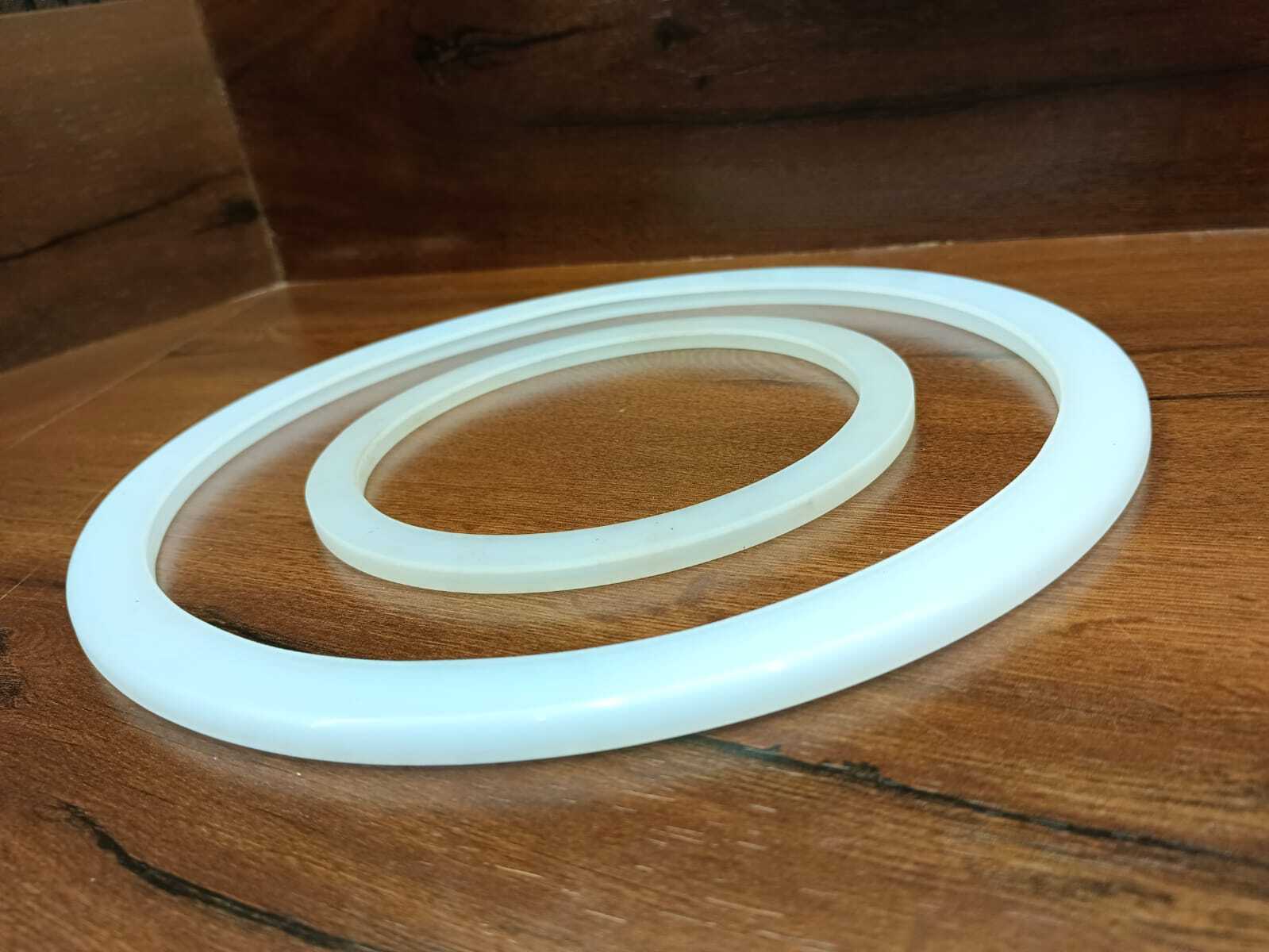 Silicone Seal - Food Grade And Pharma Industrial Use | Available In White, Red, Black, Transparent - Custom Size As Per Requirement