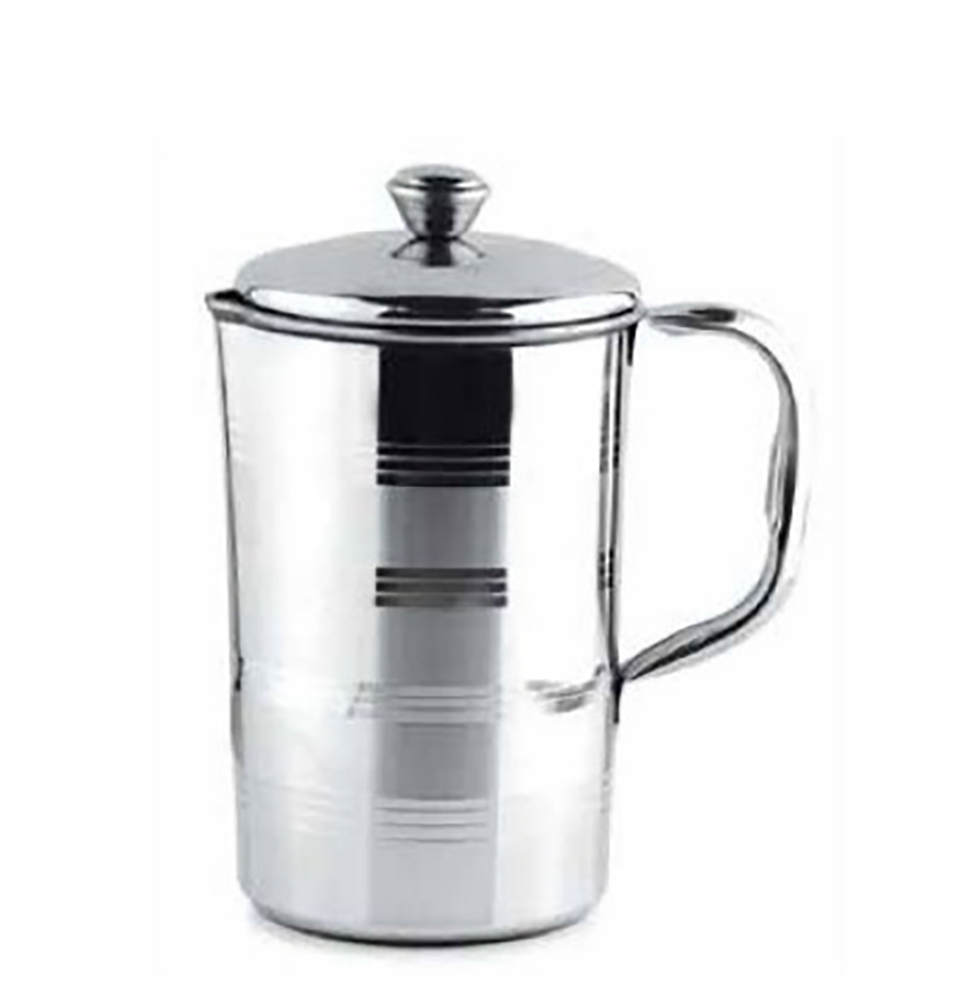 Ss Lemon Jug Set - Stainless Steel, 3 Layer Design | Versatile Bento Lunch Box For Adults And Toddlers, Leak-proof, Ideal For School And Office