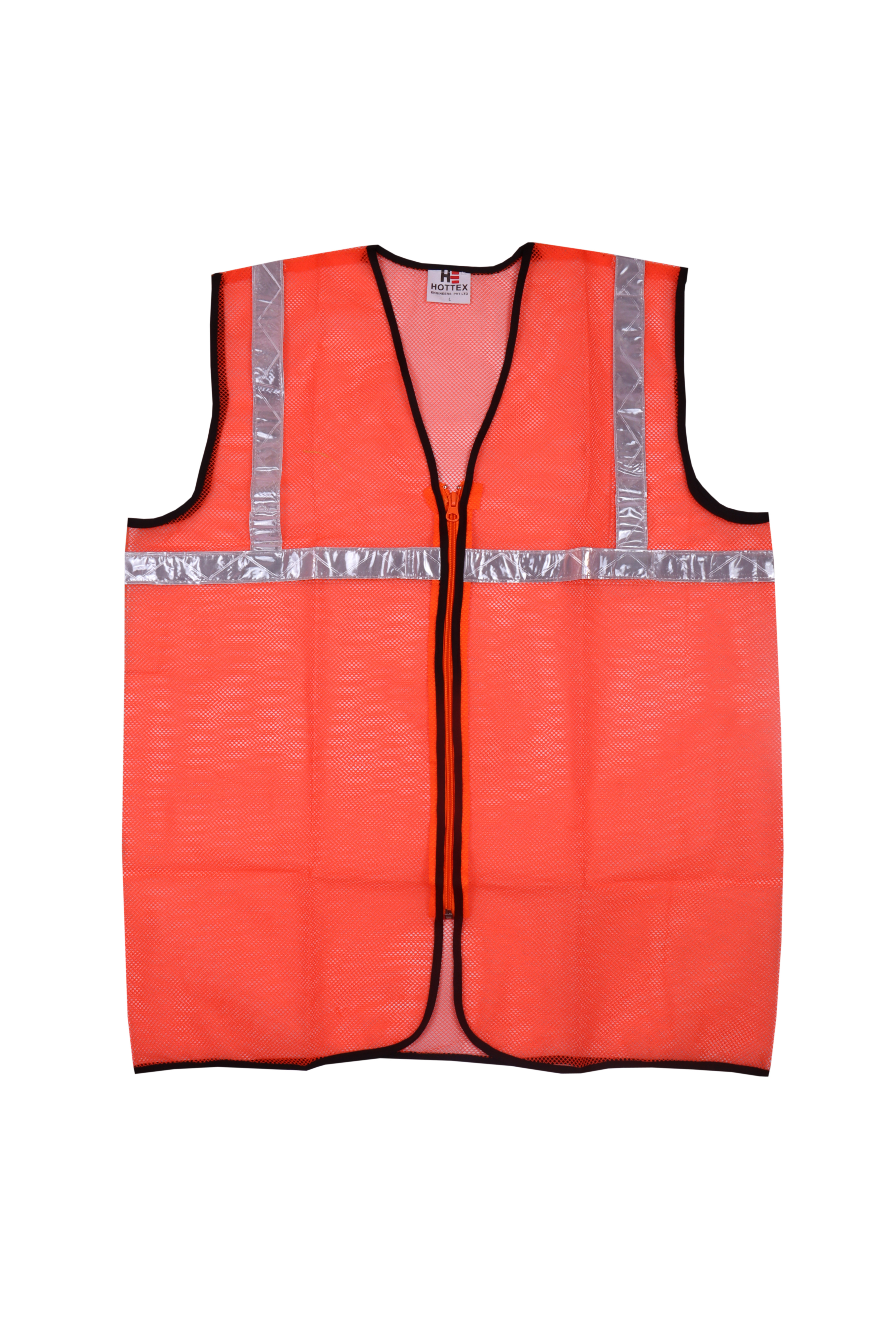 Safety Net Jacket - 100% Cotton, 1 Layer , Unisex Design In Vibrant Orange, 23 Kn Tensile Strength