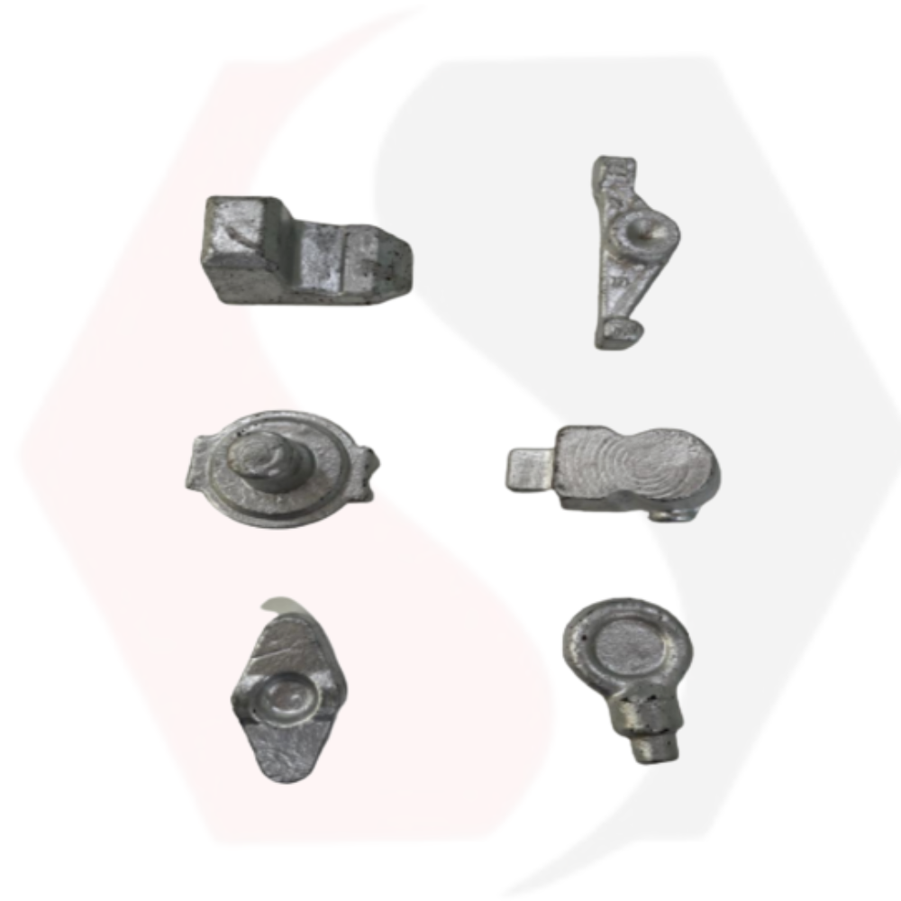 Forged Engine Mounts - Ms Material, Silver Finish | Precision Automobile Parts Manufacturered By Sai
