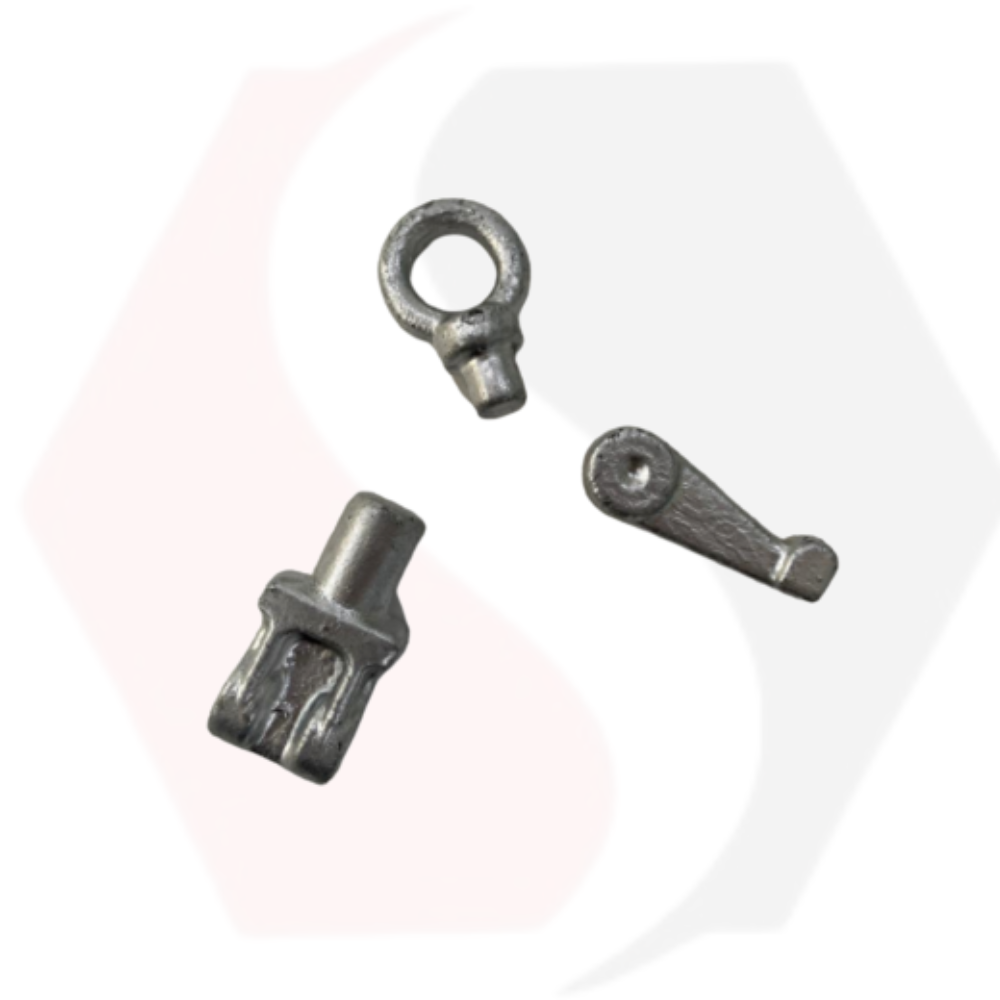 Forged Engine Mounts - Ms Material, Silver Finish | Precision Automobile Parts Manufacturered By Sai