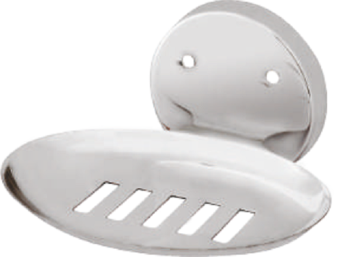 Magic Soap Dish - Stainless Steel, 70 Mm X 90 Mm X 120 Mm, Mirror Finish | Oval Design, Pvd Coating For Enhanced Durability