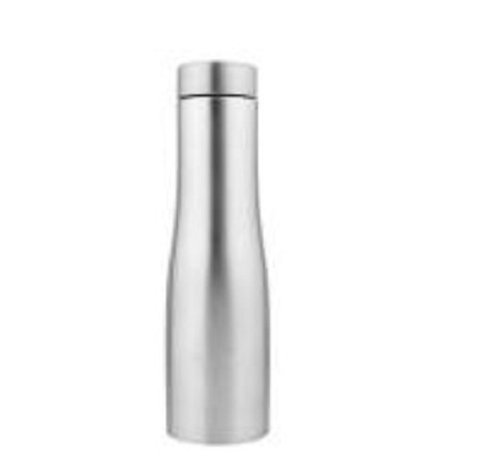 Ss Curvy Water Bottles - Stainless Steel, 500ml Capacity | Eco-friendly, Vacuum Insulated, Leak-proof, Double-walled Design For Perfect Hydration