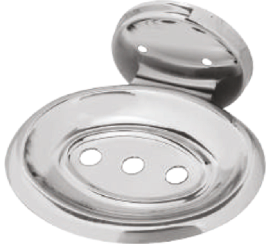 Sicko Soap Dish - Stainless Steel 70mm*100mm*130mm | Oval Shape, Mirror Finish, Durable Ss 304 With Pvd Coating For Bathroom & Kitchen