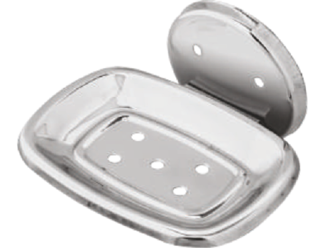 Sicko Soap Dish - Stainless Steel 70mm*100mm*130mm | Oval Shape, Mirror Finish, Durable Ss 304 With Pvd Coating For Bathroom & Kitchen