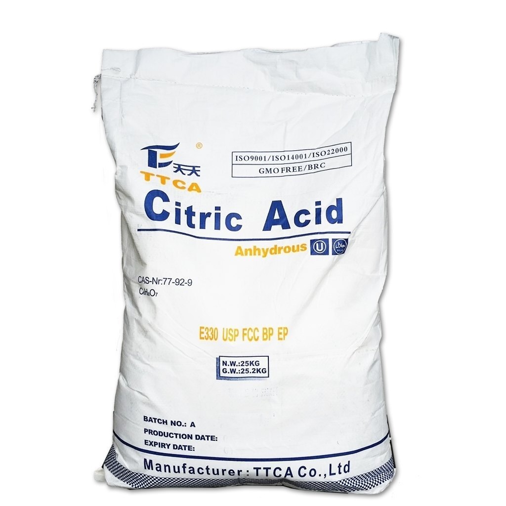 Citric Acid Anhydrous - Ensign / Ttca