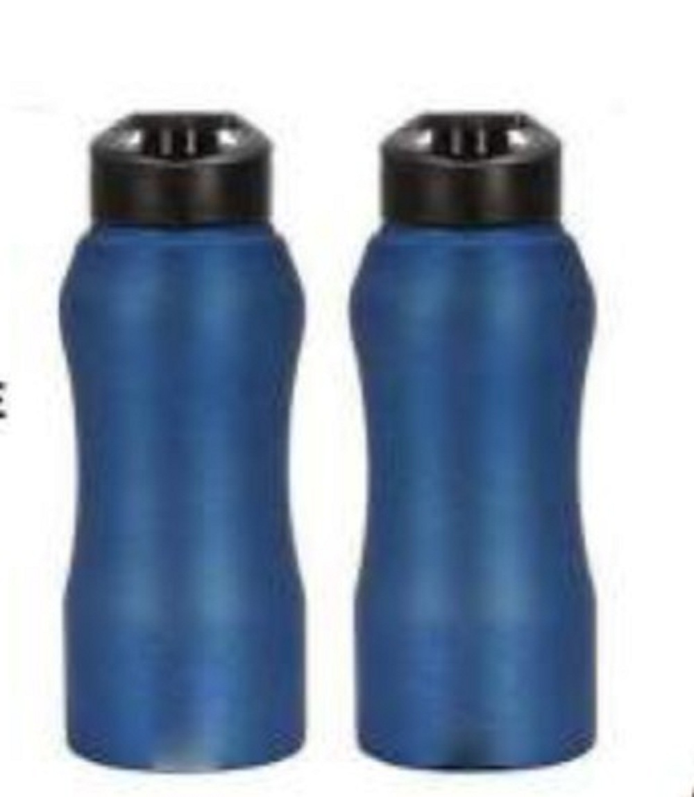 Corporate Gift Set - Stainless Steel Black Bottle With 2 Mugs | Eco-friendly Design, Bpa-free, Vacuum Insulated, Leak-proof, Rust-resistant