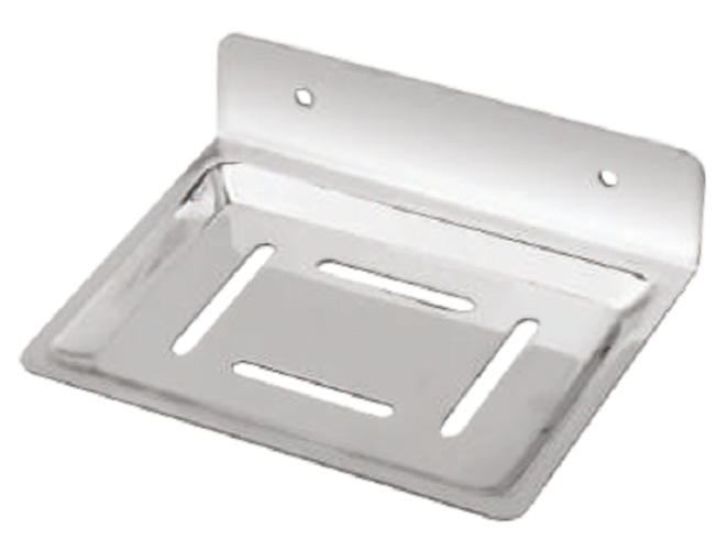 Diamond Soap Dish - Stainless Steel, 30mm X 110mm X 125mm, Mirror Finish | Elegant Rectangular Design, Pvd Coating For Durability