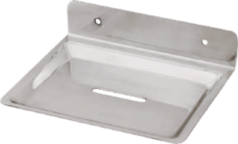 Diamond Soap Dish - Stainless Steel, 30mm X 110mm X 125mm, Mirror Finish | Elegant Rectangular Design, Pvd Coating For Durability