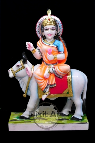 Marble Sheetla Mata Statue