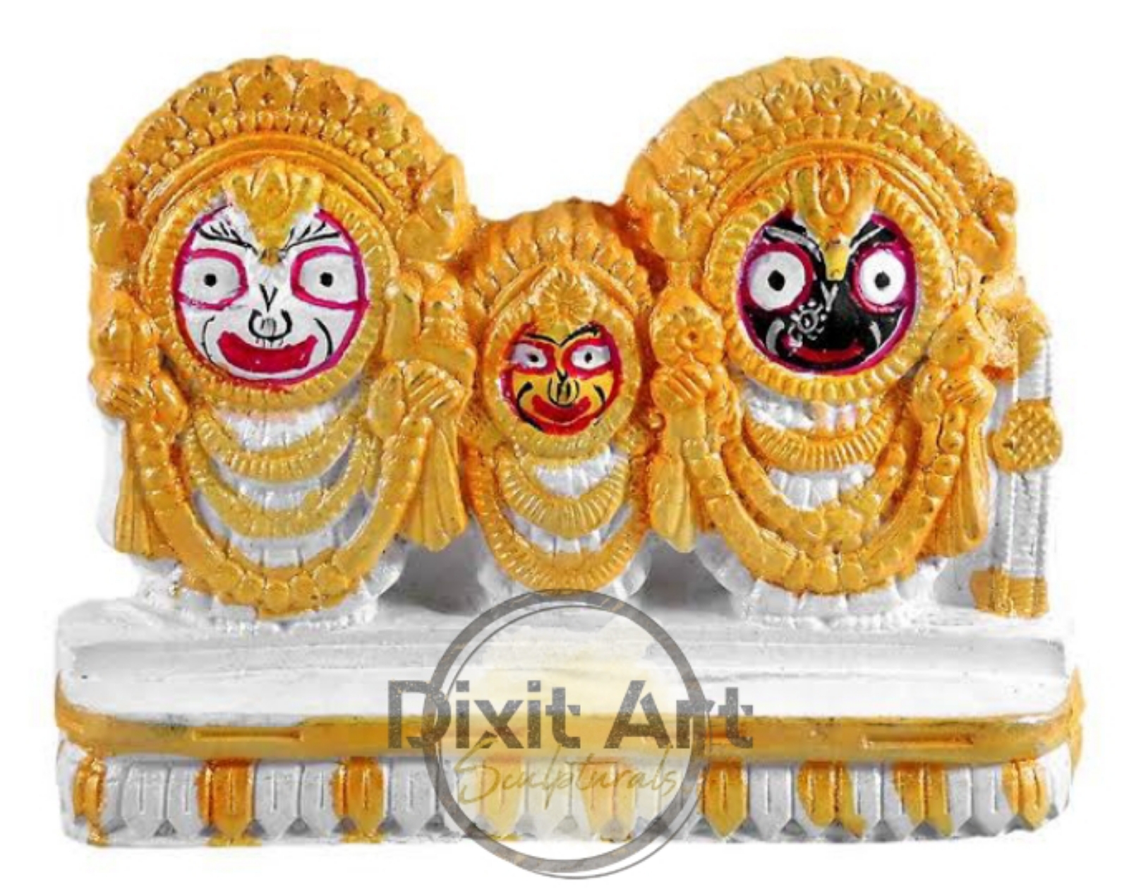 Marble Jagannath Statue - Height: 12 Inches