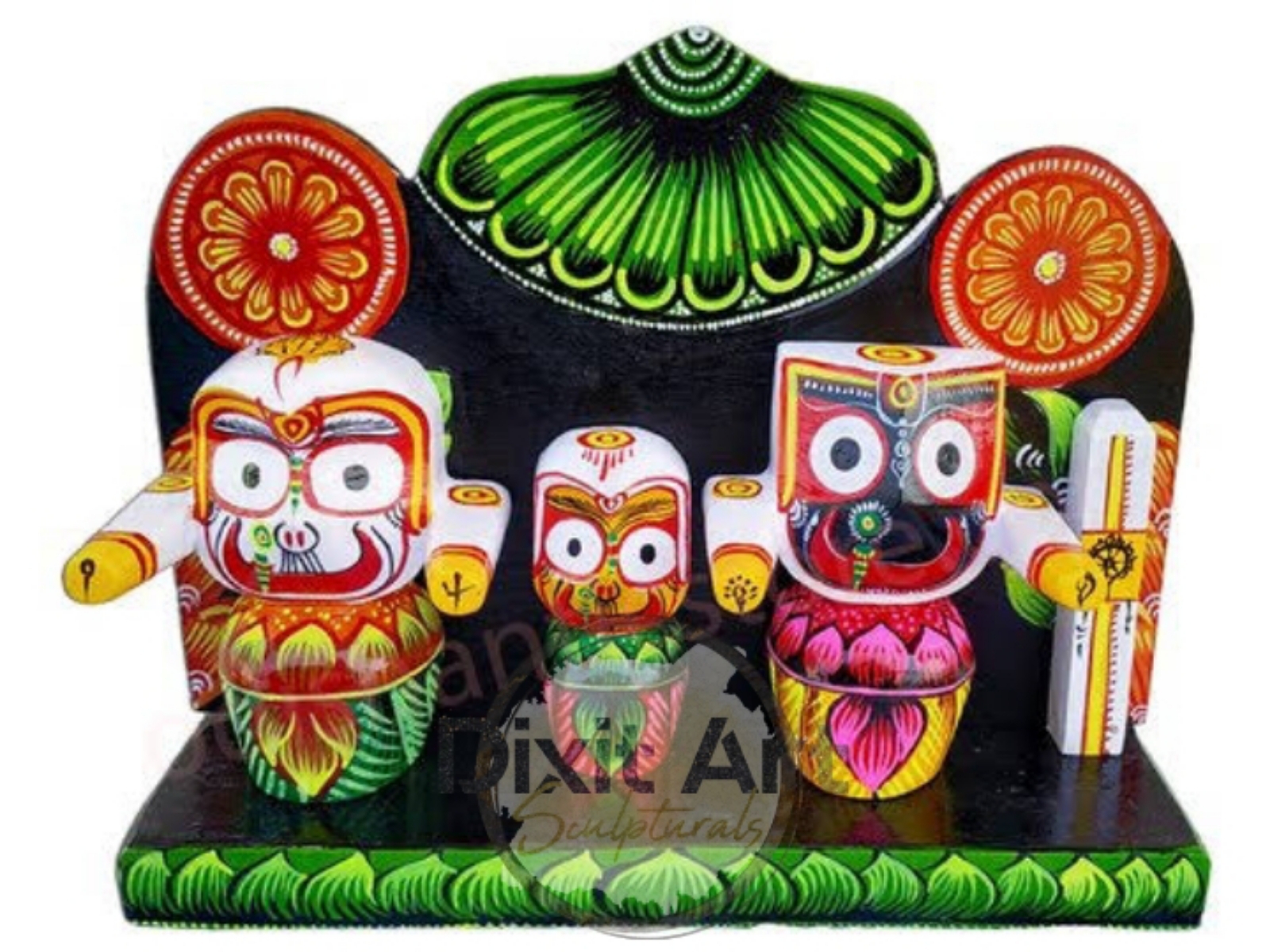 Marble Jagannath Statue - Height: 12 Inches