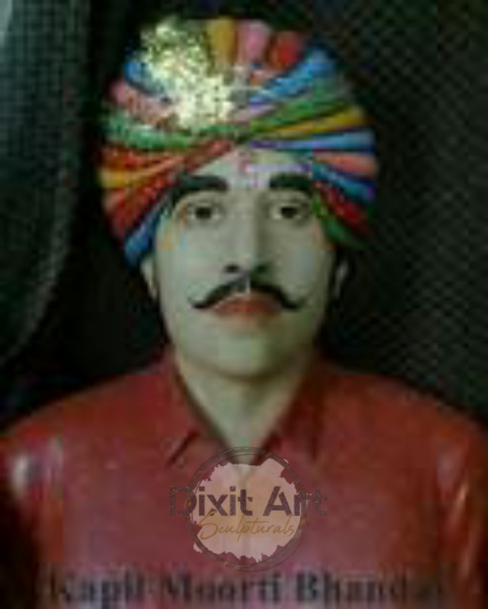 Marble Stone Human Statue - Color: Multicolour