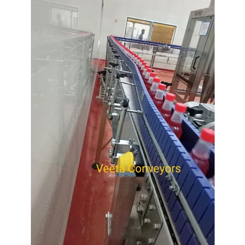 Sliver 1 Row Chain Bottle Conveyor