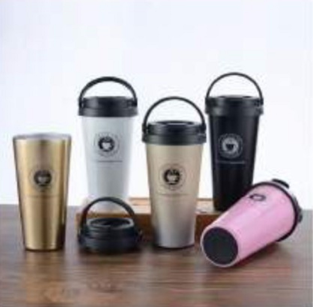 Ss Coffee Mug - Stainless Steel, 750ml , Insulated Design For Hot And Cold Drinks, Including Straw And Easy-clean Structure