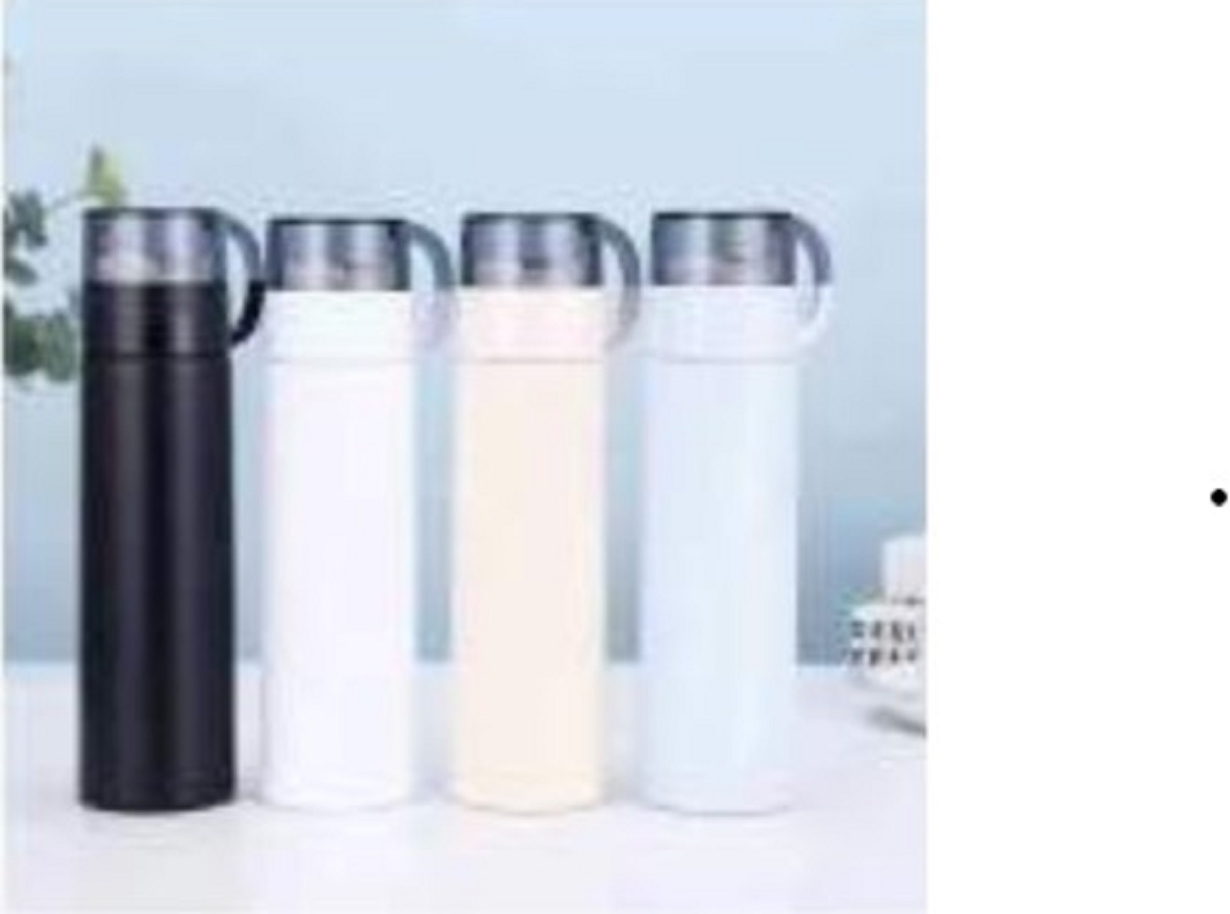 Ss Coffee Mug - 500ml | Stainless Steel Material, Insulated Design, Multi-purpose Use For Drinks, Includes Straw And Comfortable Grip