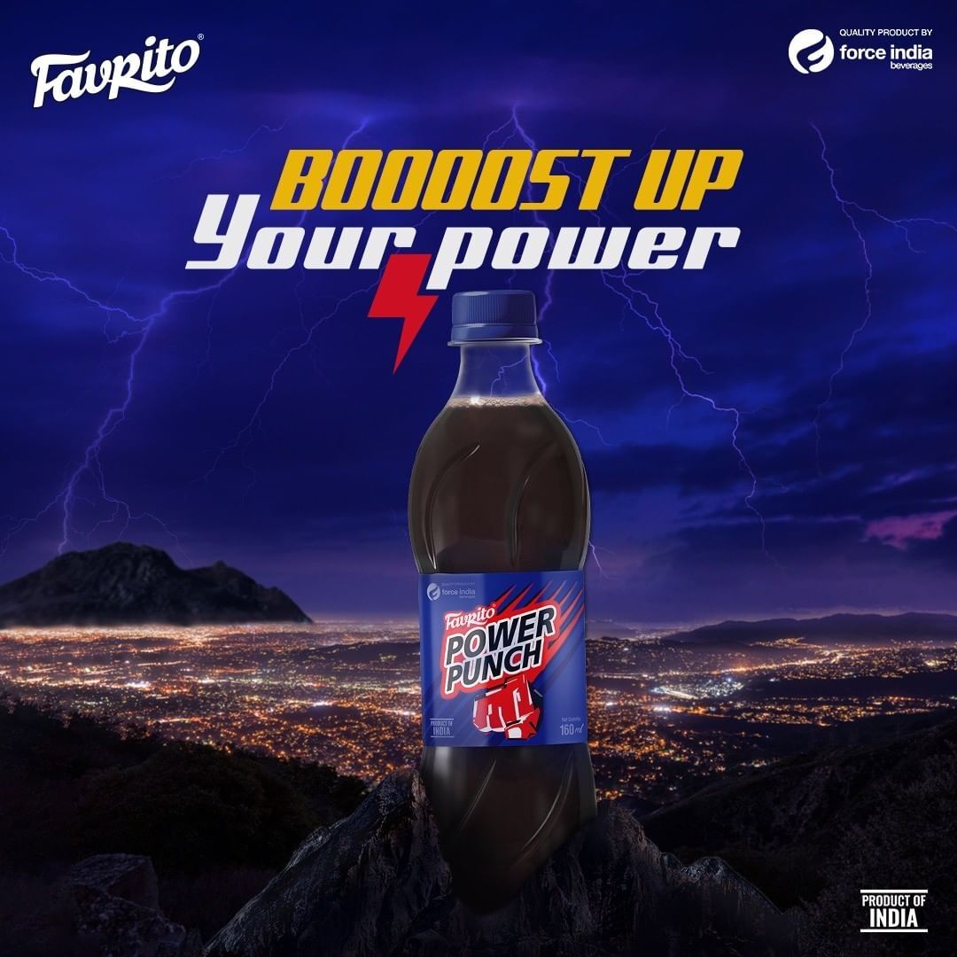 Power Punch Soft Drink - 200 Ml Fizzy Beverage | Sweet Taste, Alcohol-free Refreshment, Perfect For Mixing